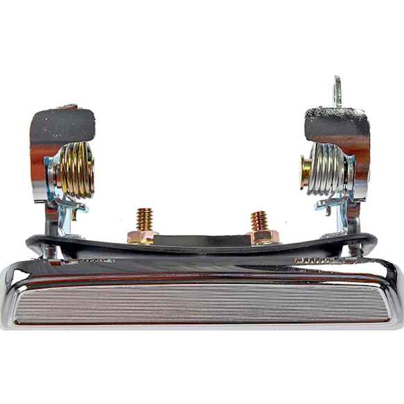77009 Front, Driver Side Chrome Exterior Door Handle, Without Key Hole, Help Series