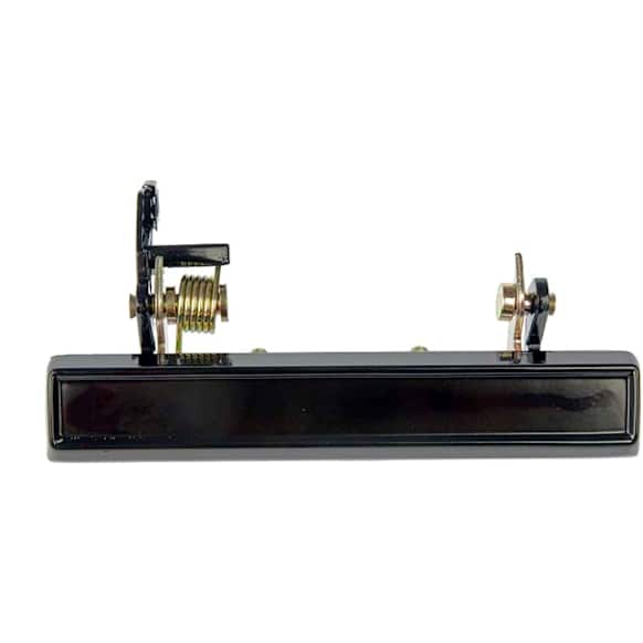 77094 Front, Passenger Side Smooth Black Exterior Door Handle, Without Key Hole, Help Series