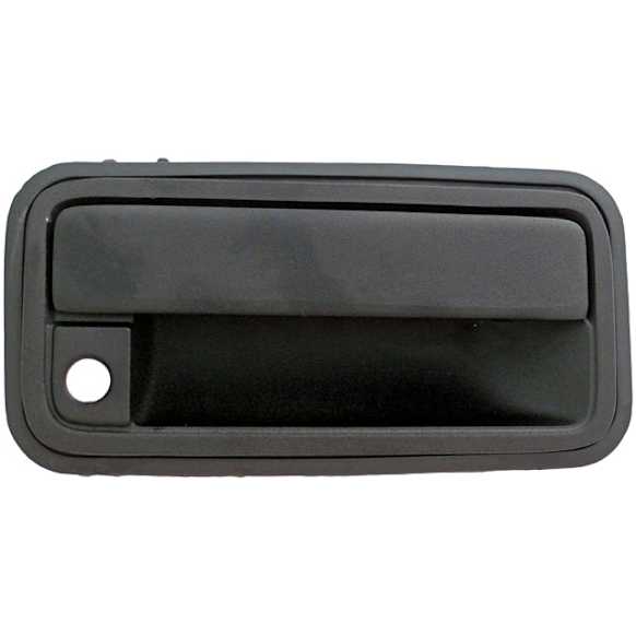 77097 Front, Passenger Side Textured Black Exterior Door Handle, With Key Hole, Help Series