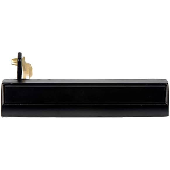 77113 Front, Passenger Side Smooth Black Exterior Door Handle, Without Key Hole, Help Series