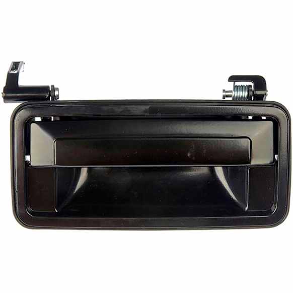 77135 Smooth Black Exterior Door Handle, Without Key Hole, Help Series
