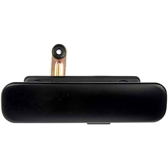 77138 Front, Driver Side Smooth Black Exterior Door Handle, Without Key Hole, Help Series