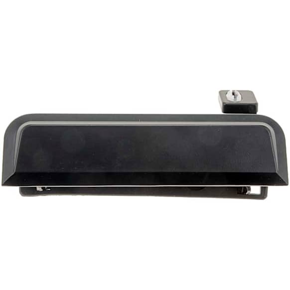 77158 Smooth Black Exterior Door Handle, Without Key Hole, Help Series