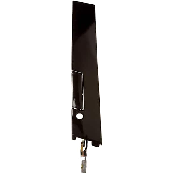 77183 Front, Passenger Side Smooth Black Exterior Door Handle, With Key Hole, Help Series