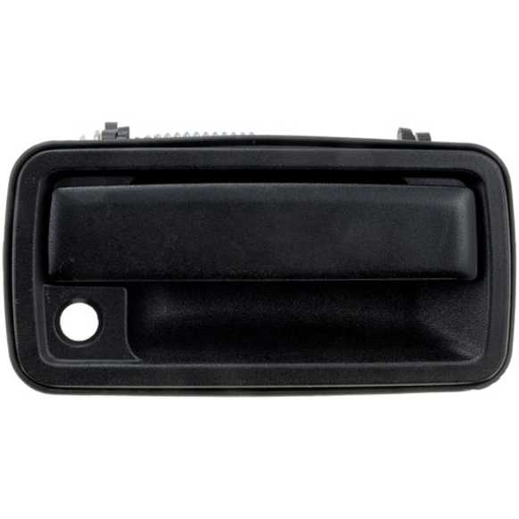 77244 Front, Passenger Side Textured Black Exterior Door Handle, With Key Hole, Help Series