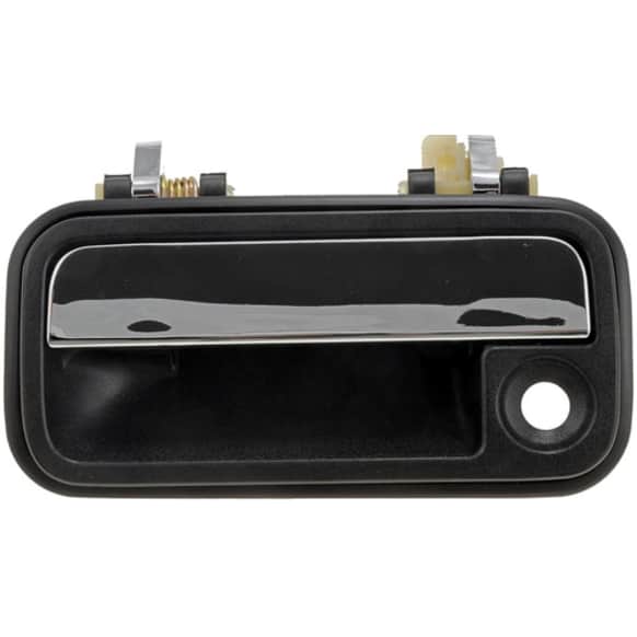 77382 Front, Driver Side Black Exterior Door Handle, With Key Hole, Help Series