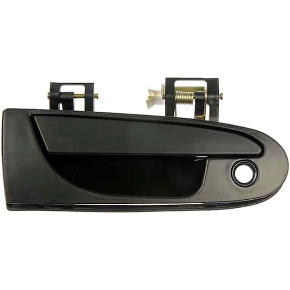 77494 Front, Passenger Side Smooth Black Exterior Door Handle, With Key Hole, Help Series