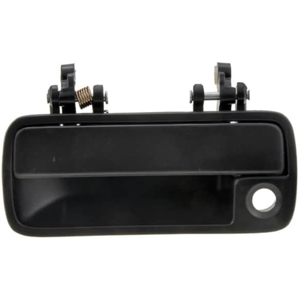 77735 Front, Driver Side Smooth Black Exterior Door Handle, With Key Hole, Help Series