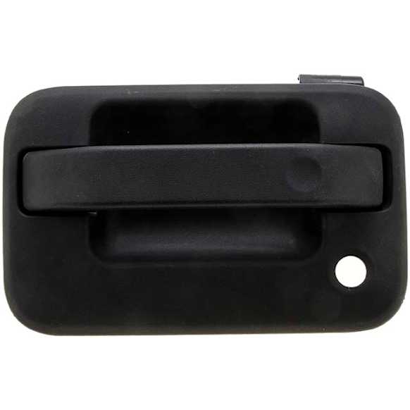 79308 Front, Driver Side Textured Black Exterior Door Handle, With Key Hole, Help Series