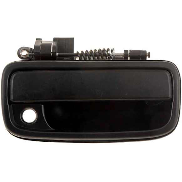79345 Front, Passenger Side Smooth Black Exterior Door Handle, With Key Hole, Help Series