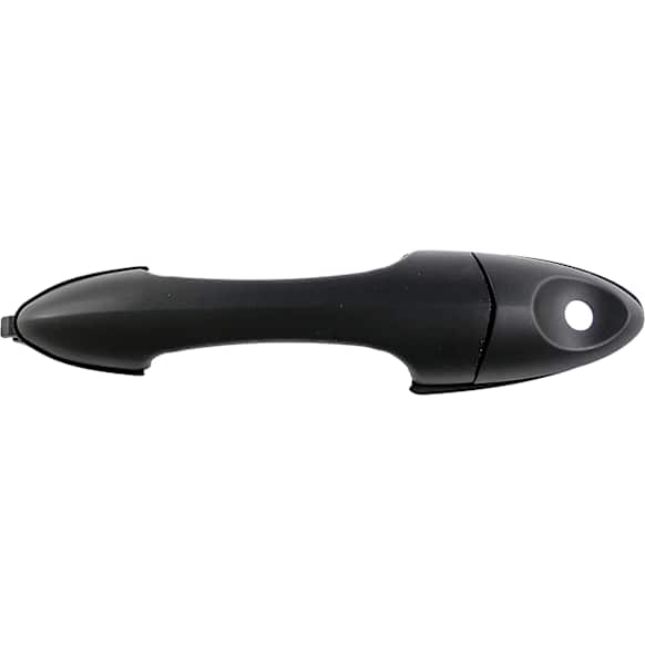 79354 Front, Driver or Passenger Side Textured Black Exterior Door Handle, With Key Hole, Help Series