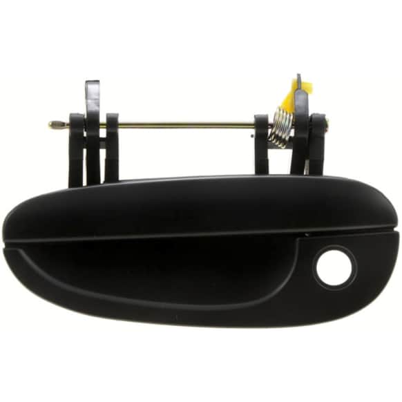 79384 Front, Driver Side Smooth Black Exterior Door Handle, With Key Hole, Help Series
