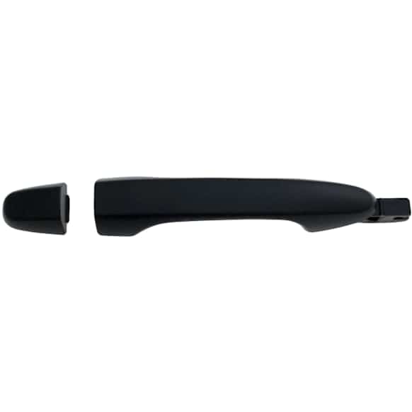 79820 Front, Passenger Side Smooth Black Exterior Door Handle, Without Key Hole, Help Series