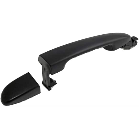 79984 Front, Driver Side Smooth Black Exterior Door Handle, Without Key Hole, Help Series