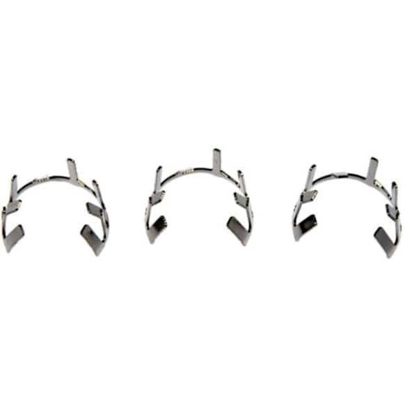 800-008 Metal Fuel Line Retaining Clips - 13 mm, Natural, Steel, Universal, Set of 3