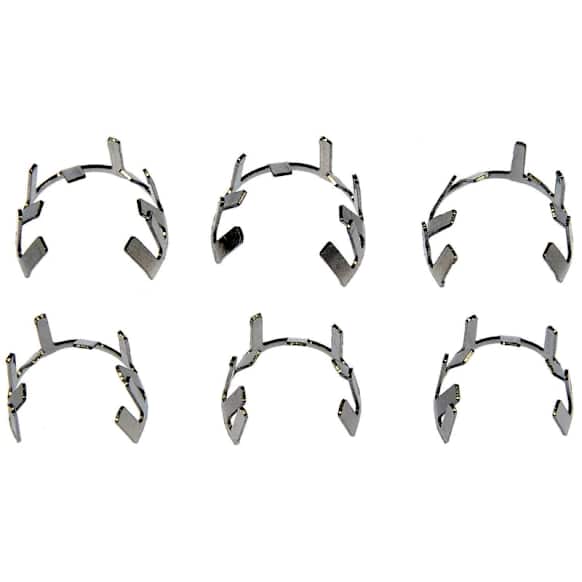 800-017 OE Solutions Series Clips & Fasteners - Natural, Steel, Universal, Set of 6