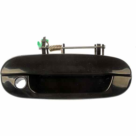 80268 Front, Passenger Side Smooth Black Exterior Door Handle, With Key Hole, Help Series