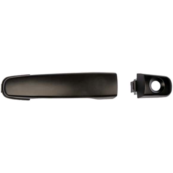 80338 Front, Driver Side Smooth Black Exterior Door Handle, With Key Hole, Help Series