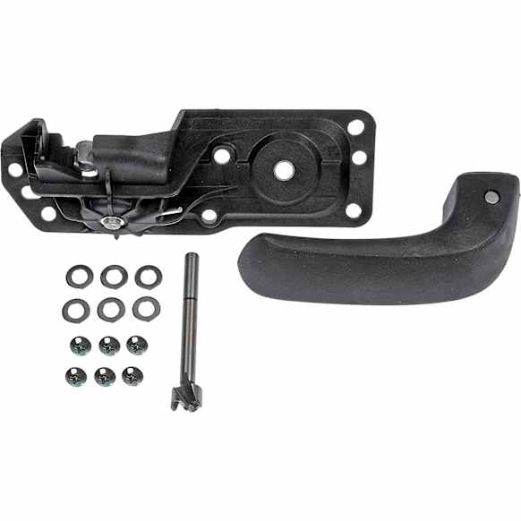 80374 Front Or Rear, Driver Side Textured Black Interior Door Handle, Without Door Lock Button, Help Series