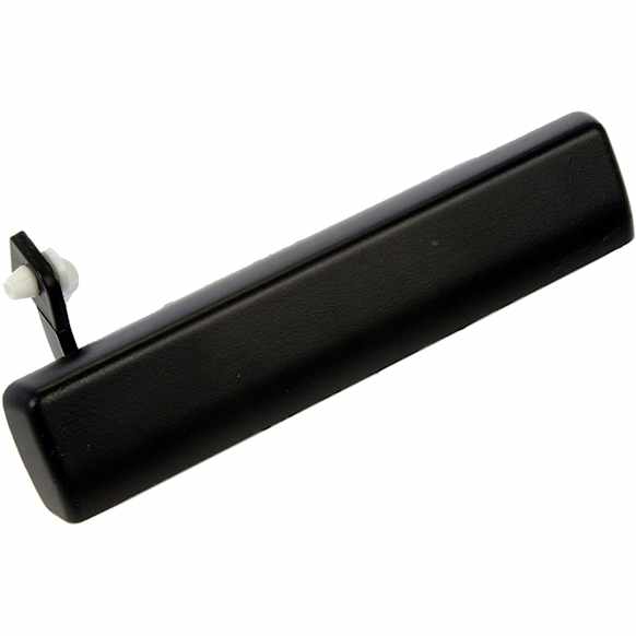 80438 Front, Passenger Side Smooth Black Exterior Door Handle, Without Key Hole, Help Series
