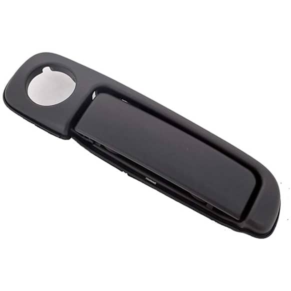 80440 Front, Passenger Side Smooth Black Exterior Door Handle, With Key Hole, Help Series