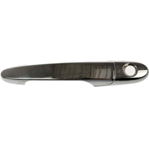 80532 Front, Driver Side Chrome Exterior Door Handle, With Key Hole, Help Series
