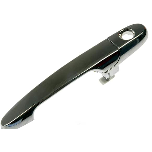 80532CD Front, Driver Side Silver Exterior Door Handle, With Key Hole, Help Series
