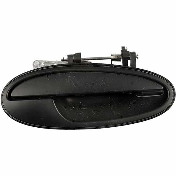 80536 Front, Passenger Side Smooth Black Exterior Door Handle, Without Key Hole, Help Series