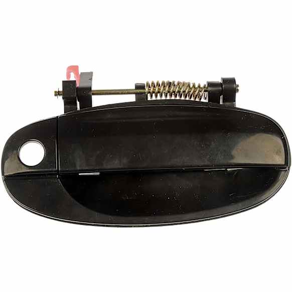 80555 Front, Passenger Side Smooth Black Exterior Door Handle, With Key Hole, Help Series