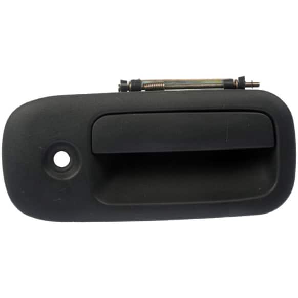 80589 Front, Passenger Side Textured Black Exterior Door Handle, With Key Hole, Help Series