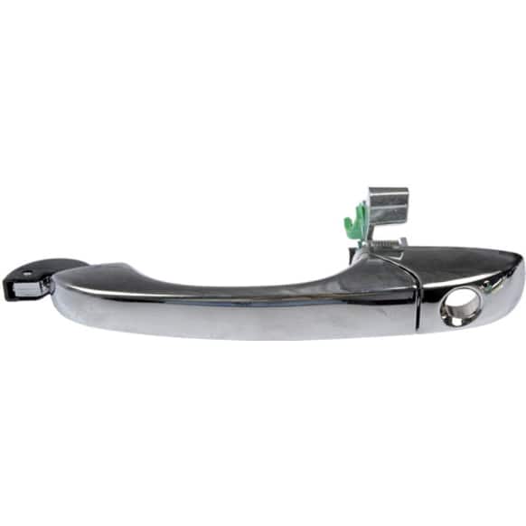 80608 Front, Driver Side Chrome Exterior Door Handle, With Key Hole, Help Series