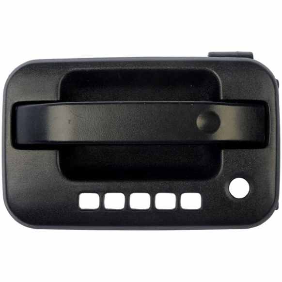 80639 Front, Driver Side Textured Black Exterior Door Handle, With Key Hole, Help Series