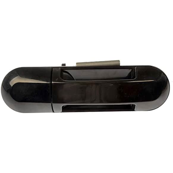 80647 Front, Passenger Side Smooth Black Exterior Door Handle, Without Key Hole, Help Series