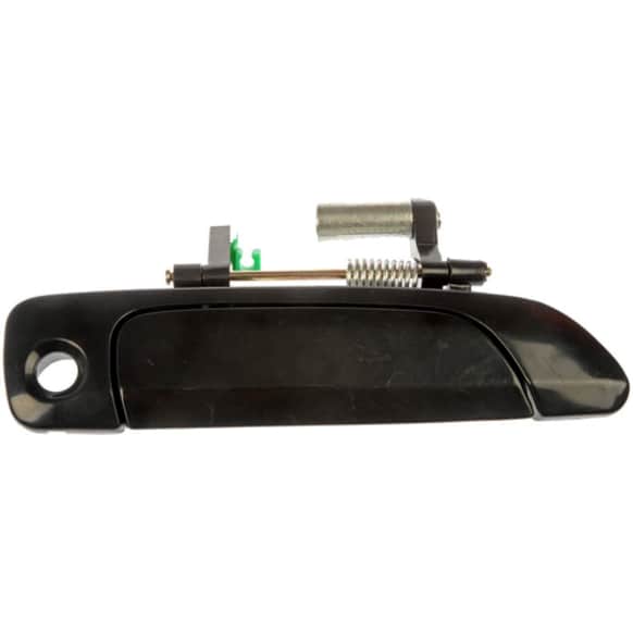 80667 Front, Passenger Side Smooth Black Exterior Door Handle, With Key Hole, Sedan, Help Series