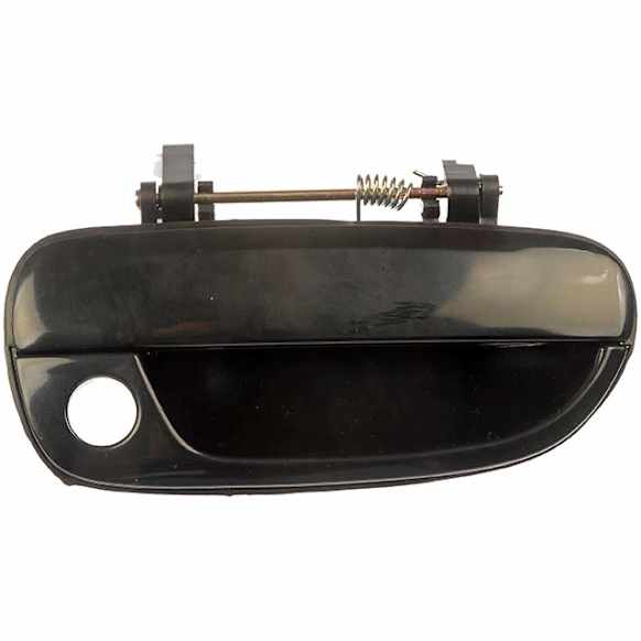 80683 Front, Passenger Side Smooth Black Exterior Door Handle, With Key Hole, Help Series