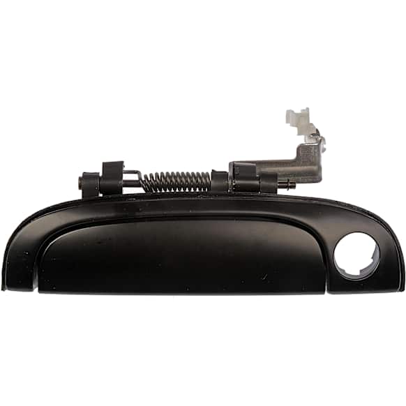 80741 Front, Driver Side Smooth Black Exterior Door Handle, With Key Hole, Help Series