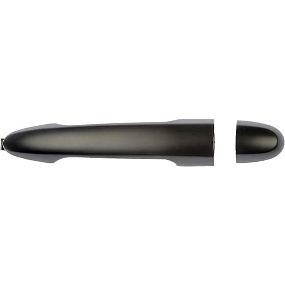 80786 Rear, Driver or Passenger Side Smooth Black Exterior Door Handle, Without Key Hole, Help Series