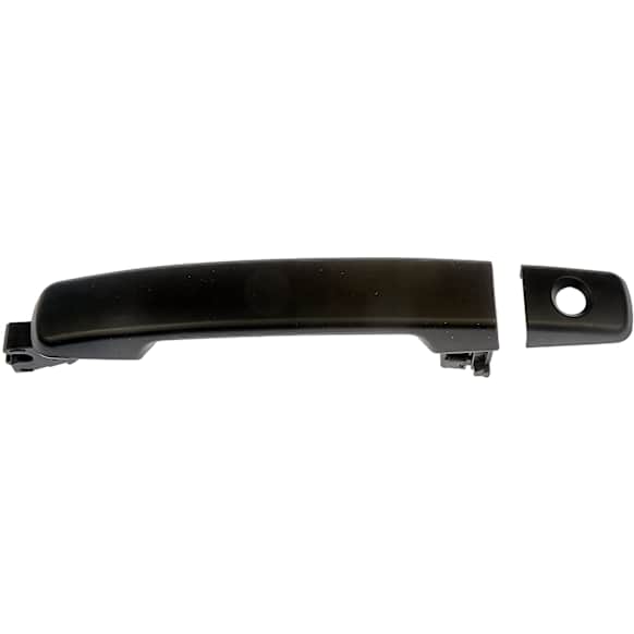 80817 Front, Driver Side Smooth Black Exterior Door Handle, With Key Hole, Help Series