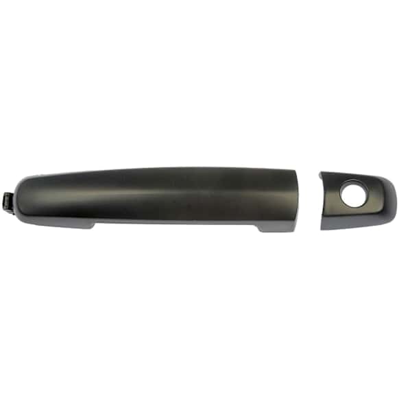 80837 Front, Driver Side Smooth Black Exterior Door Handle, With Key Hole, Help Series