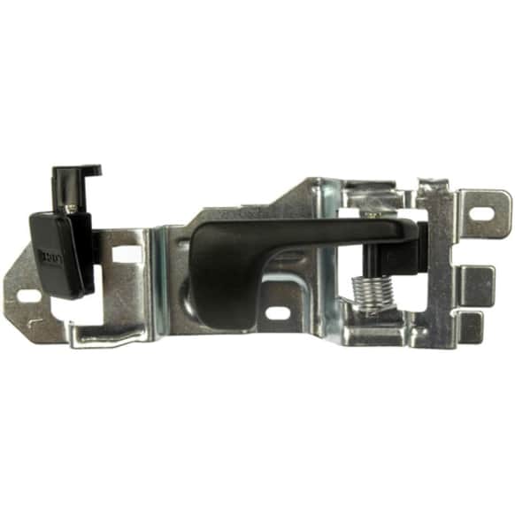 80877 Front, Driver Side Textured Gray Interior Door Handle, With Door Lock Button, Help Series