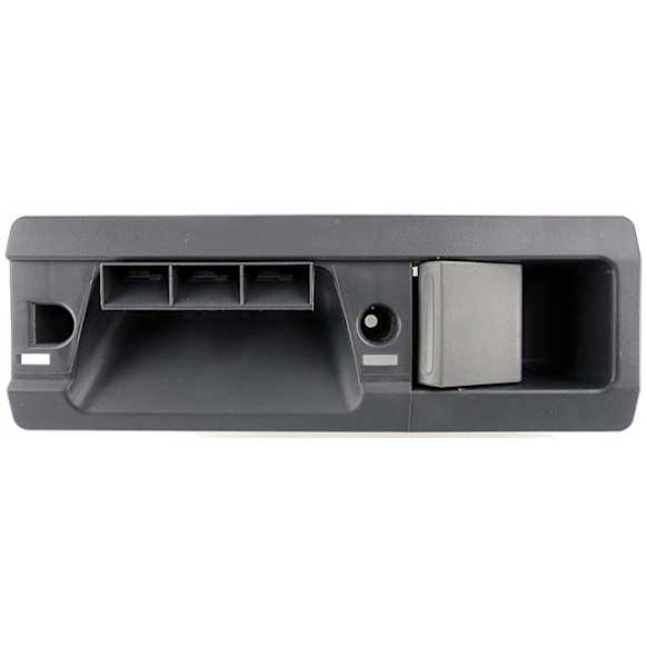 80928 Rear, Passenger Side Gray Interior Door Handle, With Door Lock Button, Help Series