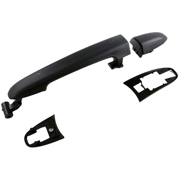 80934 Front, Passenger Side Textured Black Exterior Door Handle, Without Key Hole, Help Series