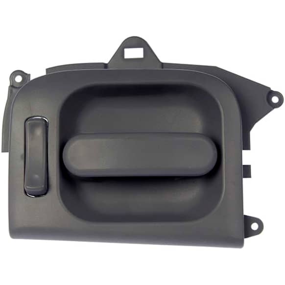 80964 Passenger Side Gray Interior Door Handle, With Door Lock Button, Help Series