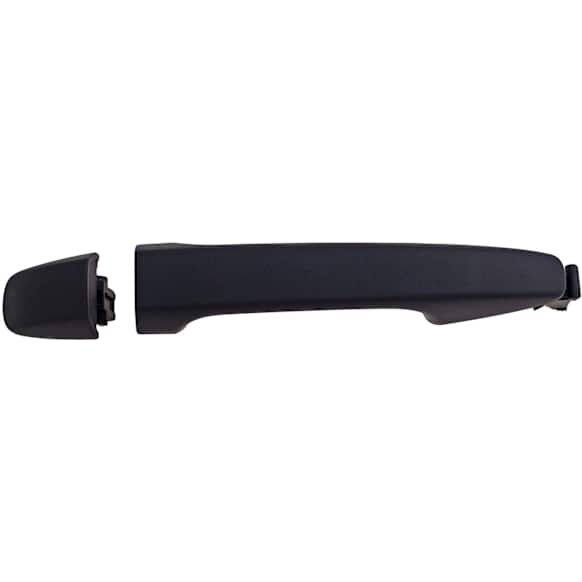 81009 Front, Passenger Side Textured Black Exterior Door Handle, Without Key Hole, Help Series