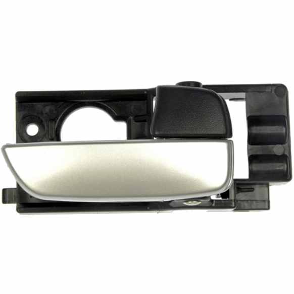81113 Front, Passenger Side Black bezel with silver lever Interior Door Handle, With Door Lock Button, Hatchback, Help Series