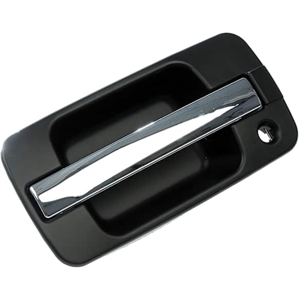 81134 Front, Driver Side Black Exterior Door Handle, With Key Hole, Help Series