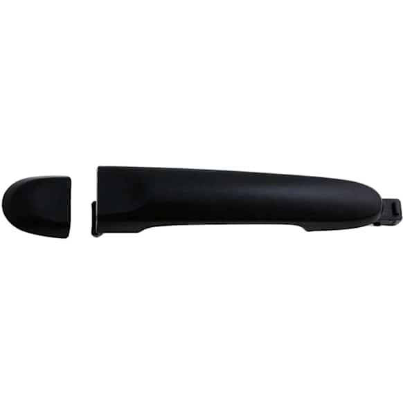 81164 Smooth Black Exterior Door Handle, Without Key Hole, Help Series