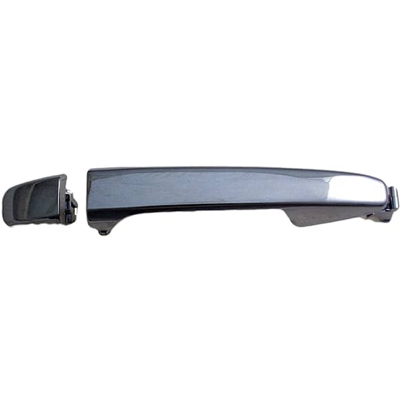 81167 Front, Passenger Side Smooth Black Exterior Door Handle, Without Key Hole, Help Series