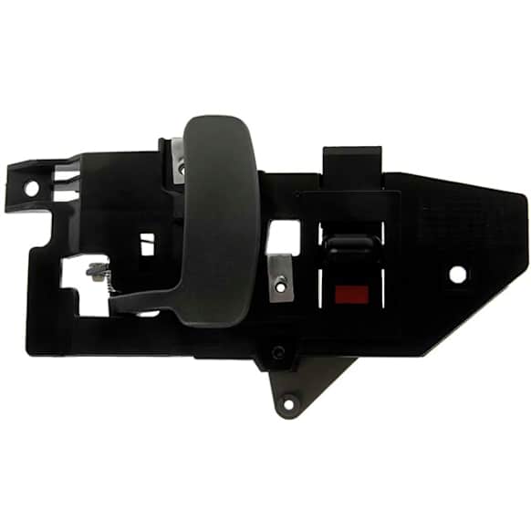 81211 Front, Driver Side Textured Gray Interior Door Handle, With Door Lock Button, Help Series