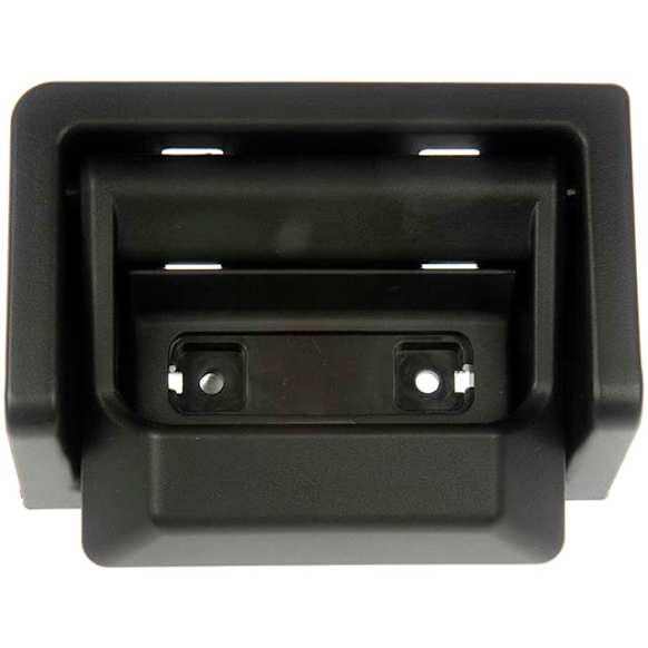 81356 Rear, Driver Side Textured Black Exterior Door Handle, Without Key Hole, Extended Cab Pickup, Help Series
